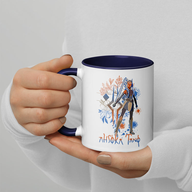 Ahsoka Tano Flowers Mug - Fandom-Made