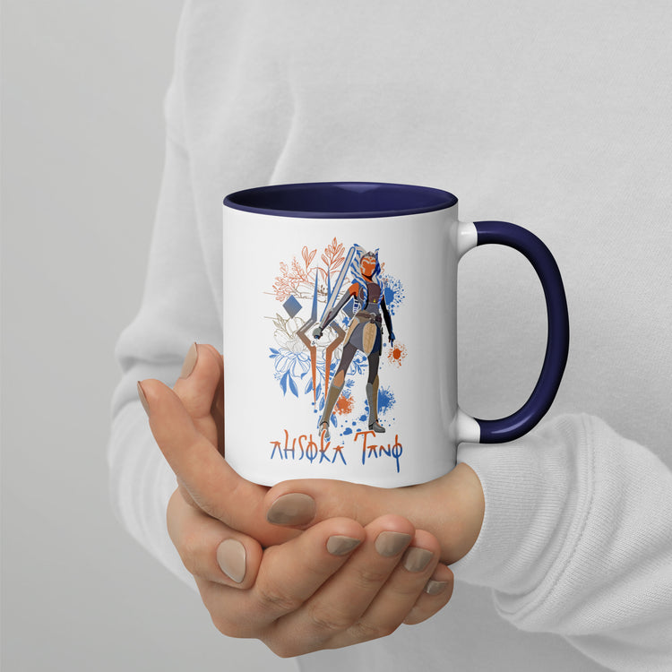 Ahsoka Tano Flowers Mug - Fandom-Made