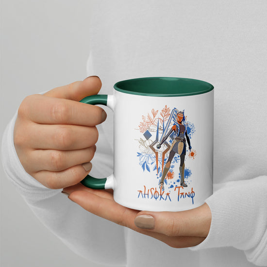 Ahsoka Tano Flowers Mug - Fandom-Made