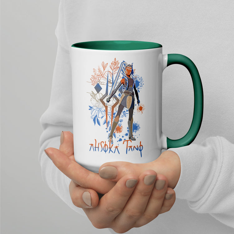 Ahsoka Tano Flowers Mug - Fandom-Made