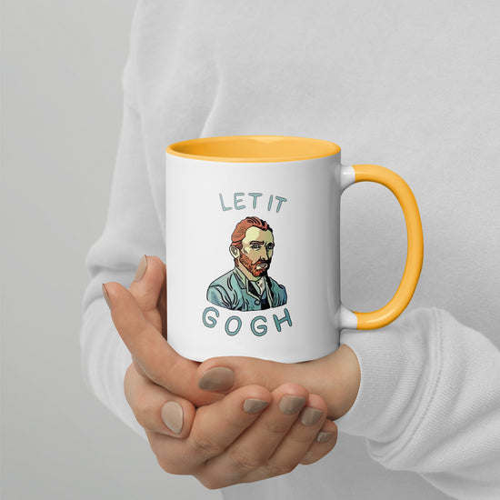 Let it Gogh Mugs with Color Inside - Fandom-Made