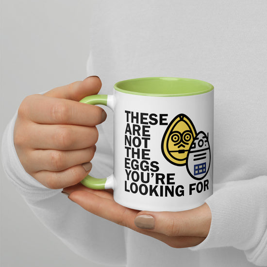 These Are Not The Eggs You Are Looking For Mug with Color Inside - Fandom-Made