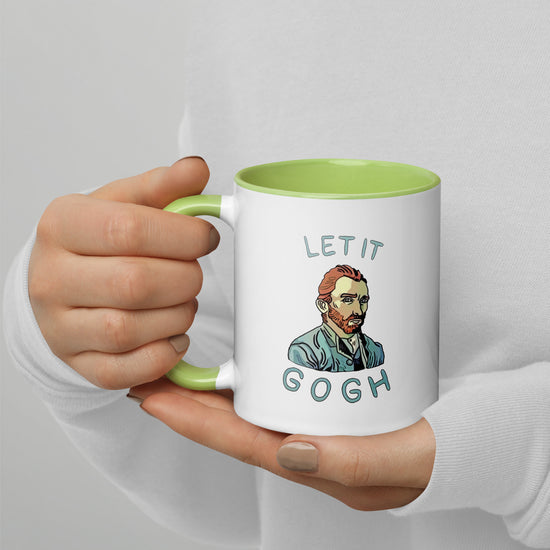 Let it Gogh Mugs with Color Inside - Fandom-Made