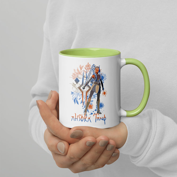 Ahsoka Tano Flowers Mug - Fandom-Made