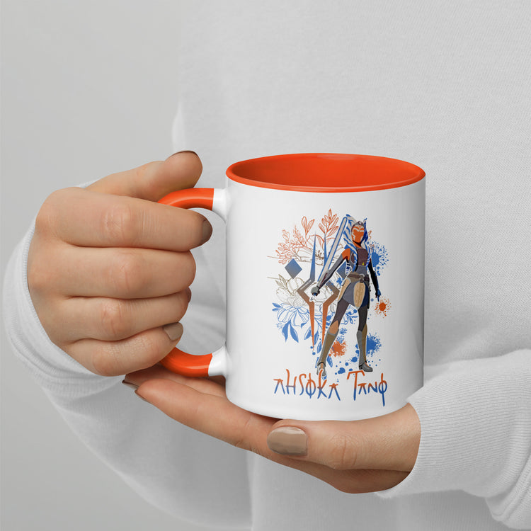 Ahsoka Tano Flowers Mug - Fandom-Made