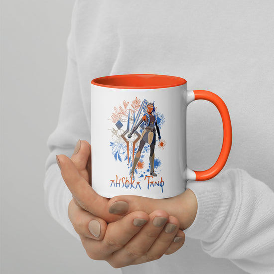 Ahsoka Tano Flowers Mug - Fandom-Made