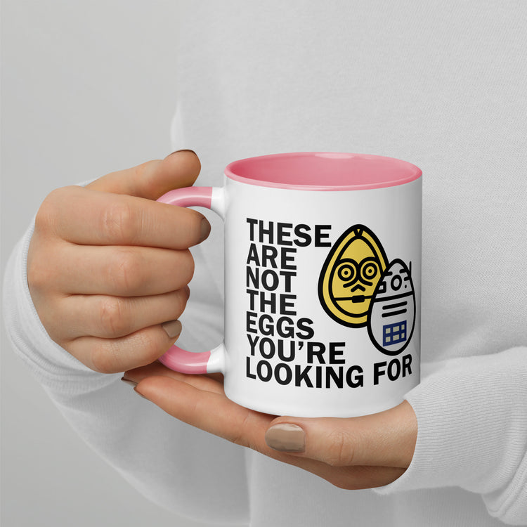 These Are Not The Eggs You Are Looking For Mug with Color Inside - Fandom-Made