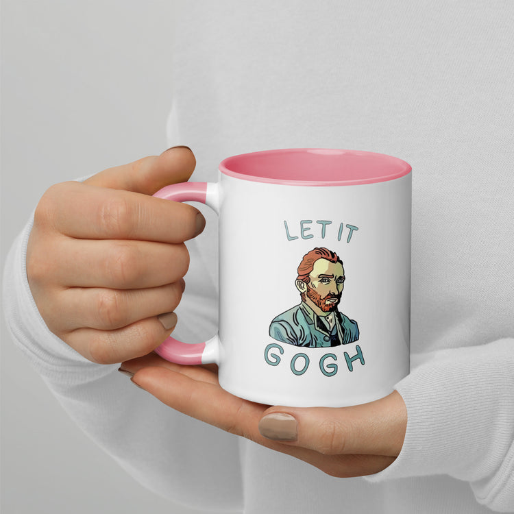 Let it Gogh Mugs with Color Inside - Fandom-Made