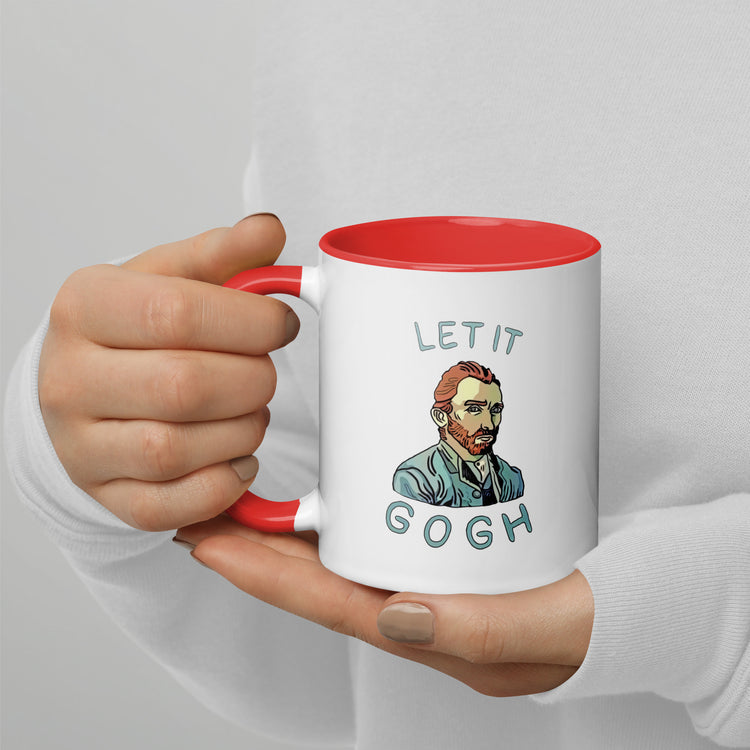 Let it Gogh Mugs with Color Inside - Fandom-Made