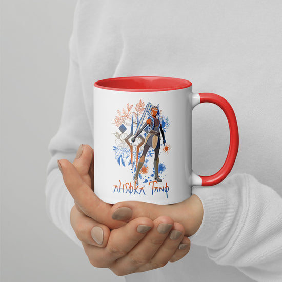 Ahsoka Tano Flowers Mug - Fandom-Made