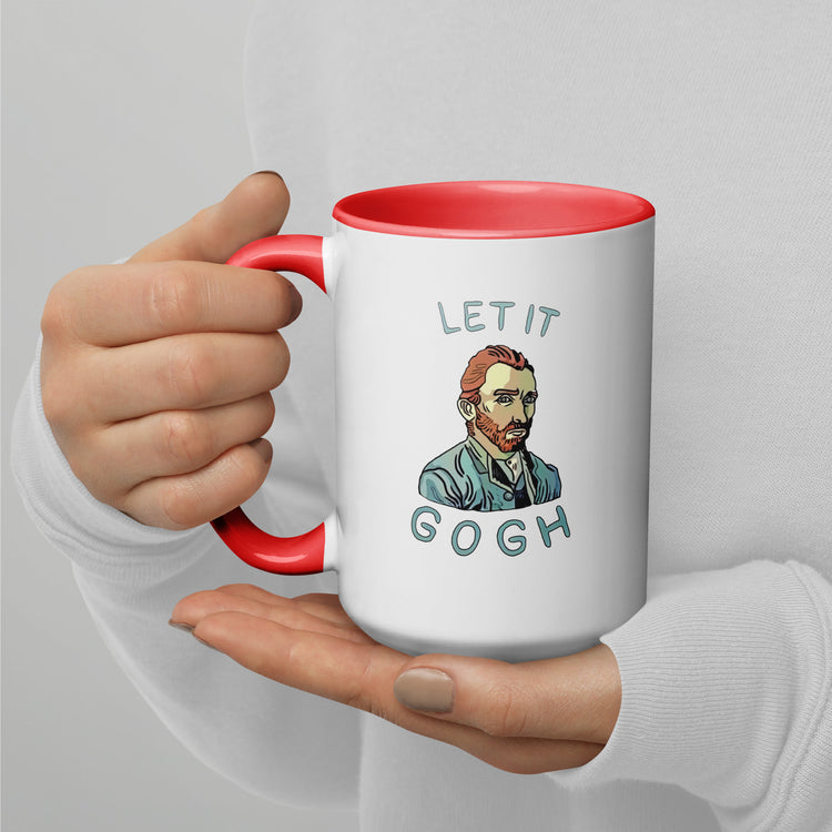 Let it Gogh Mugs with Color Inside - Fandom-Made