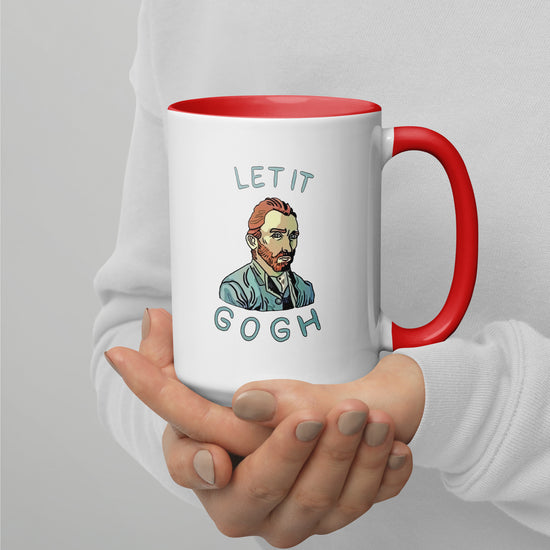 Let it Gogh Mugs with Color Inside - Fandom-Made