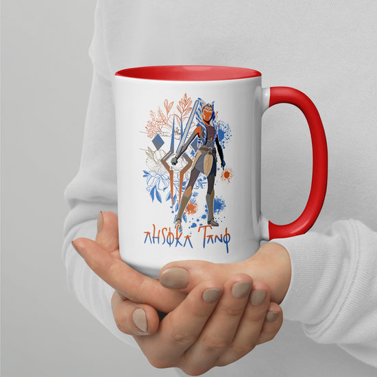 Ahsoka Tano Flowers Mug - Fandom-Made