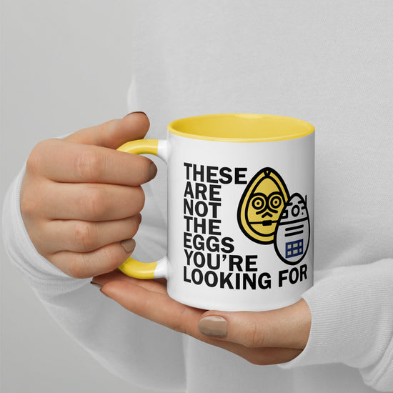 These Are Not The Eggs You Are Looking For Mug with Color Inside - Fandom-Made