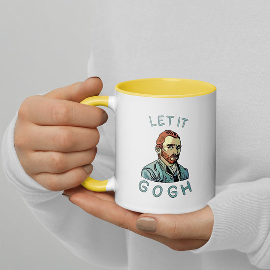 Let it Gogh Mugs with Color Inside - Fandom-Made