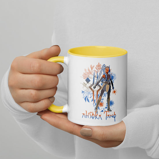 Ahsoka Tano Flowers Mug - Fandom-Made