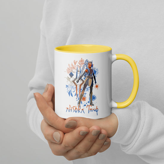 Ahsoka Tano Flowers Mug - Fandom-Made