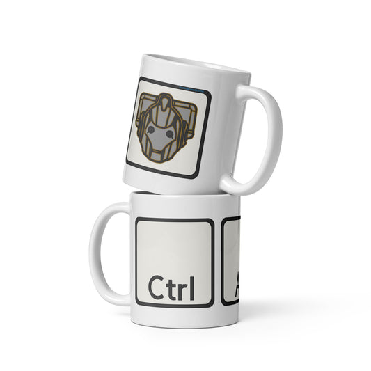 Ctrl Alt Cybermen Mugs - Fandom-Made