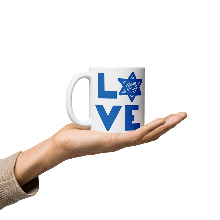 Love Star of David Mug - Fandom-Made