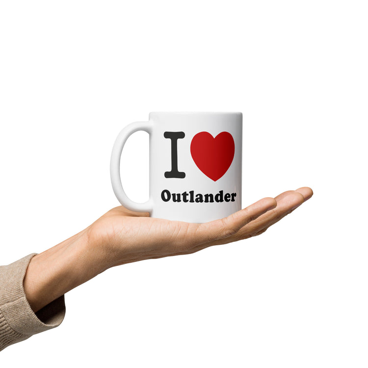 I Love Outlander Mug