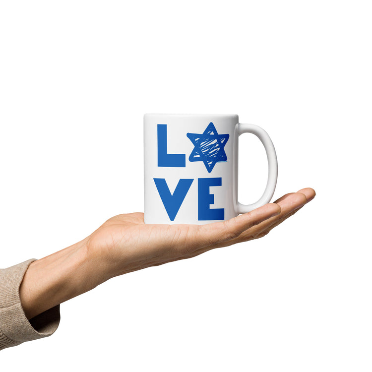 Love Star of David Mug - Fandom-Made