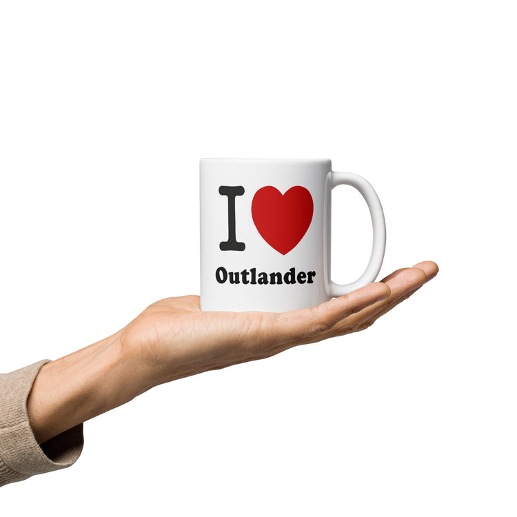 I Love Outlander Mug