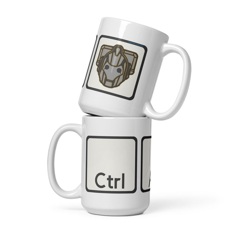 Ctrl Alt Cybermen Mugs - Fandom-Made