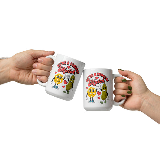 We're a Perfect Match Mugs - Fandom-Made