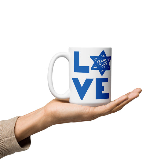 Love Star of David Mug - Fandom-Made