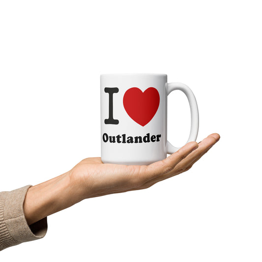 I Love Outlander Mug