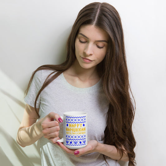 Hanukkah Ugly Sweater Mugs - Fandom-Made