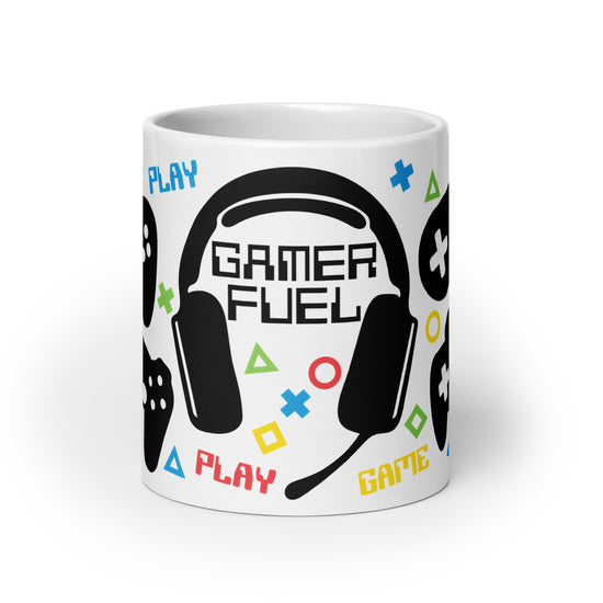 Gamer Fuel All-Over Print Mugs - Fandom-Made