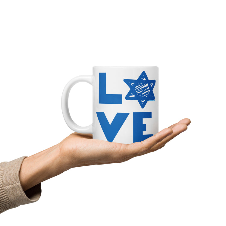 Love Star of David Mug - Fandom-Made