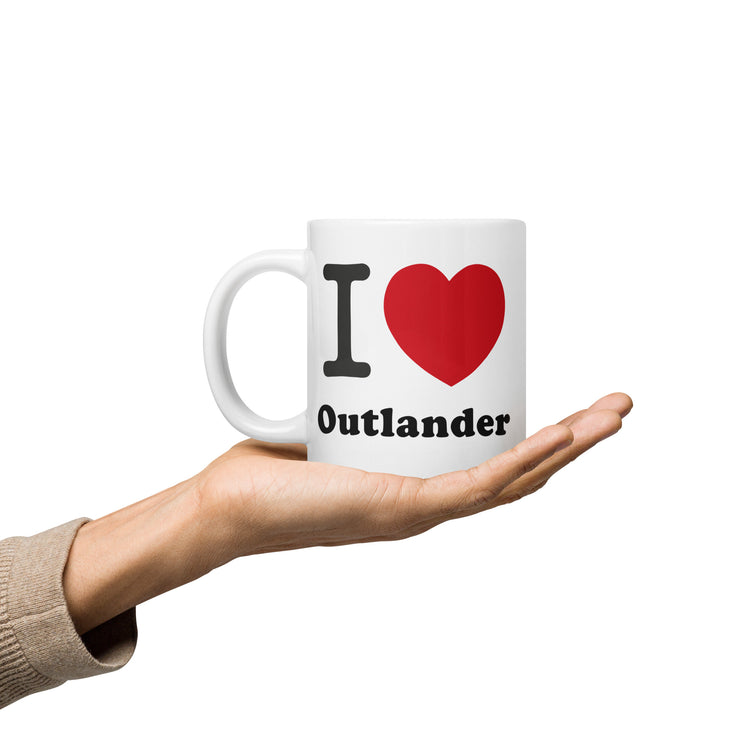 I Love Outlander Mug