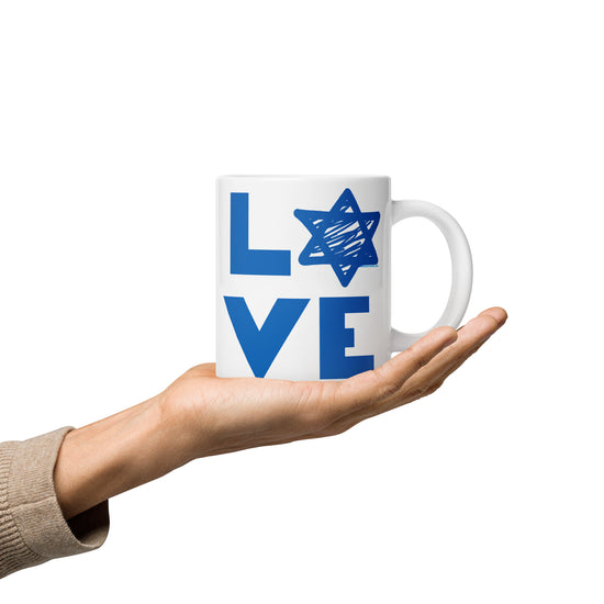 Love Star of David Mug - Fandom-Made