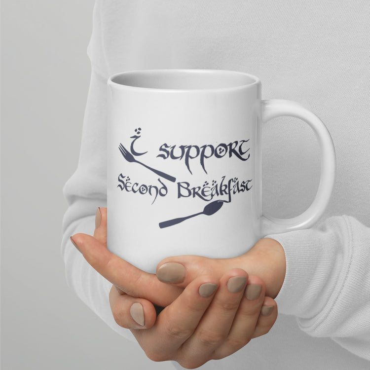 Support Second Breakfast Mugs - Fandom-Made