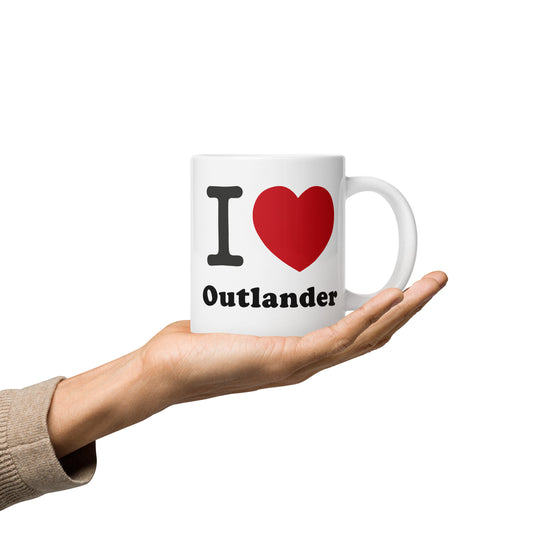 I Love Outlander Mug