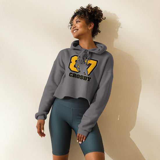 Crosby Women's Cropped Hoodie - Fandom-Made