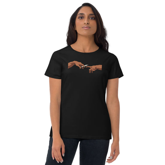 Pass It Women's Fashion Fit T-Shirt (Medium Skin) - Fandom-Made