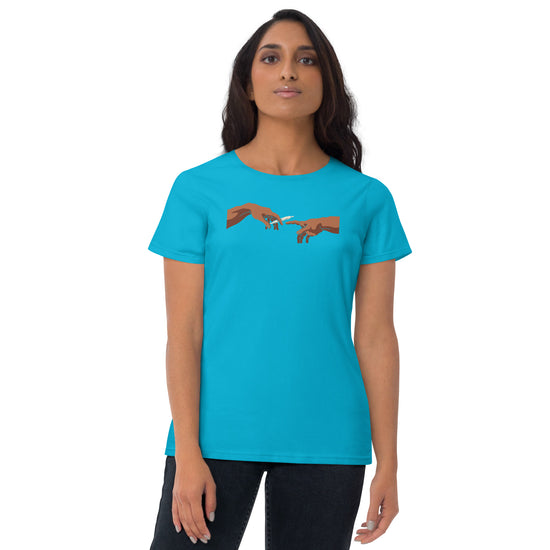 Pass It Women's Fashion Fit T-Shirt (Medium Skin) - Fandom-Made