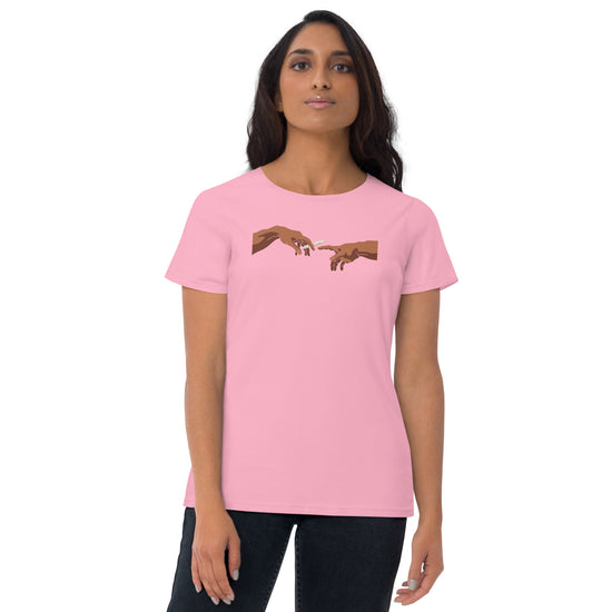 Pass It Women's Fashion Fit T-Shirt (Medium Skin) - Fandom-Made