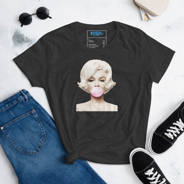 Marilyn Bubblegum Women's Fashion Fit T-Shirt - Fandom-Made