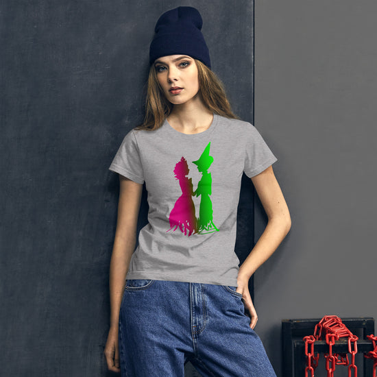 Elphaba And Glinda Women's Fashion Fit T-Shirt - Fandom-Made