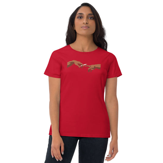 Pass It Women's Fashion Fit T-Shirt (Medium Skin) - Fandom-Made