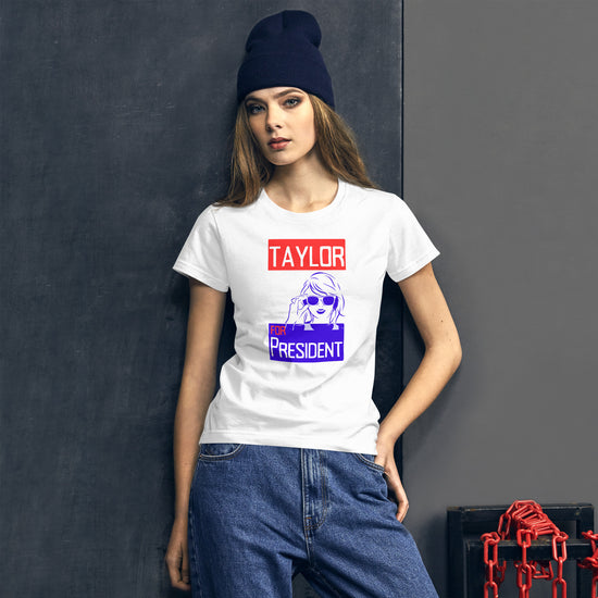 Taylor For President Women's Fashion Fit T-Shirt - Fandom-Made