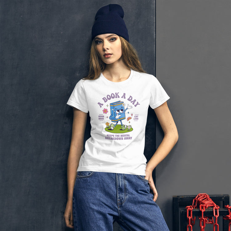 A Book A Day Women's Fashion Fit T-Shirt