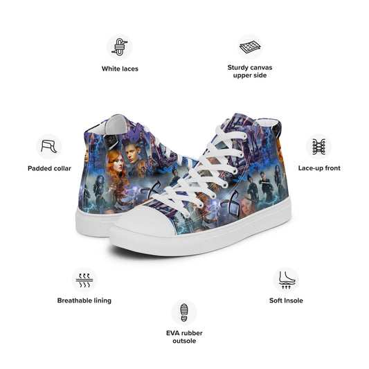 Shadowhunters Women's High Top Canvas Shoes - Fandom-Made