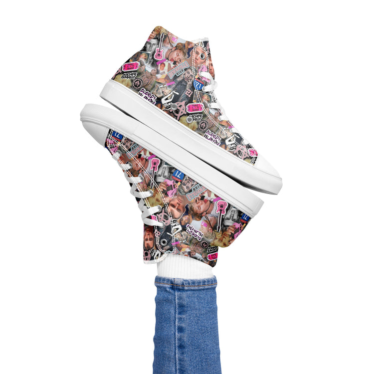 MGK Women's High Top Canvas Shoes - Fandom-Made