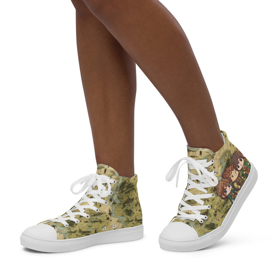 Bagend Boys Women's High Top Canvas Shoes - Fandom-Made