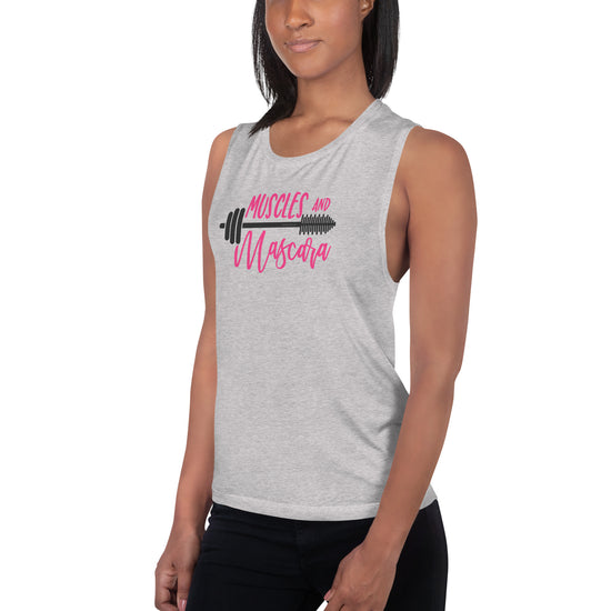 Muscles And Mascara Ladies’ Muscle Tank - Fandom-Made